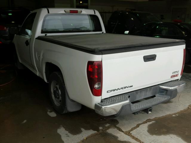 1GTCS149278237641 - 2007 GMC CANYON WHITE photo 3