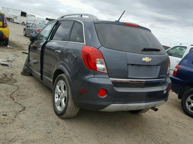 3GNAL4EK6DS545980 - 2013 CHEVROLET CAPTIVA LT GRAY photo 3