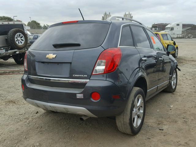 3GNAL4EK6DS545980 - 2013 CHEVROLET CAPTIVA LT GRAY photo 4