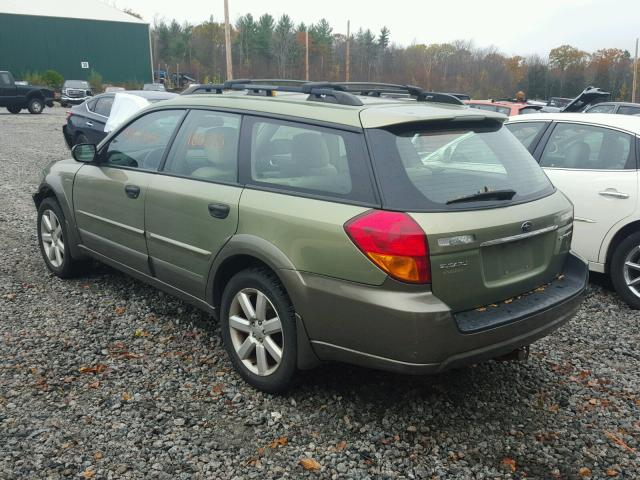 4S4BP61C177323616 - 2007 SUBARU LEGACY GREEN photo 3