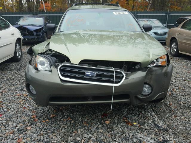 4S4BP61C177323616 - 2007 SUBARU LEGACY GREEN photo 9