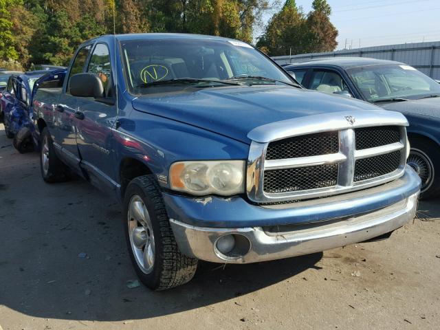 1D7HA18D73J648243 - 2003 DODGE RAM 1500 S BLUE photo 1