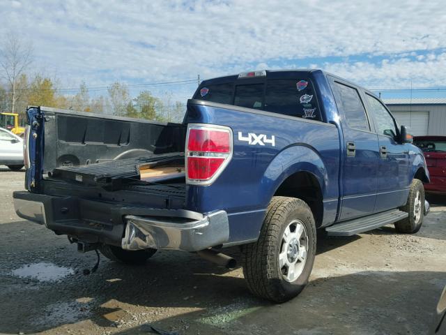 1FTPW14V89FA87231 - 2009 FORD F150 SUPER BLUE photo 4