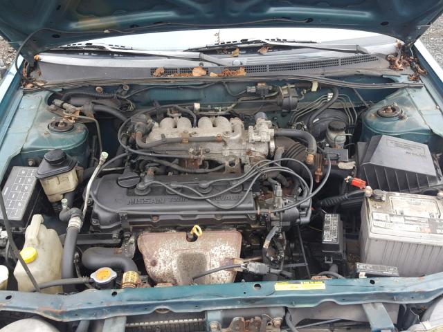 3N1AB41D2VL006998 - 1997 NISSAN SENTRA XE GREEN photo 7