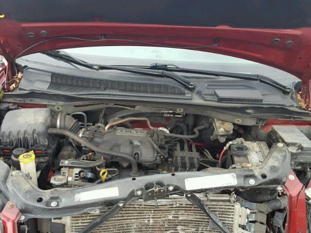 2A4RR5D15AR319408 - 2010 CHRYSLER TOWN & COU RED photo 7