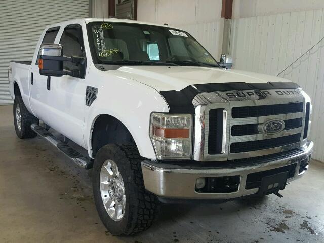 1FTWW31R58EC02886 - 2008 FORD F350 SRW S WHITE photo 1