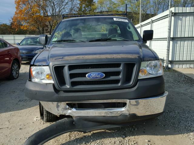 1FTRF12238KD45341 - 2008 FORD F150 BLUE photo 9