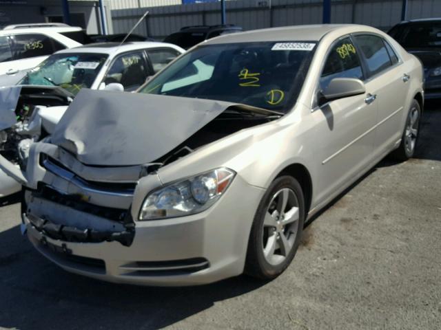 1G1ZC5E07CF109800 - 2012 CHEVROLET MALIBU 1LT GOLD photo 2