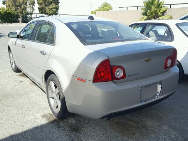 1G1ZC5E07CF109800 - 2012 CHEVROLET MALIBU 1LT GOLD photo 3