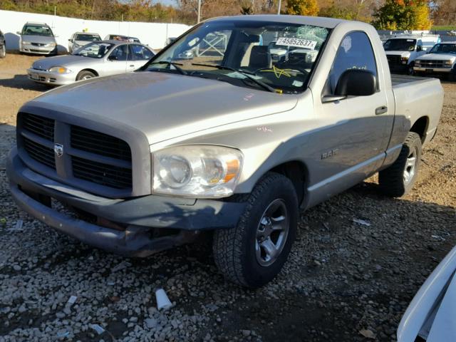 1D7HA16K78J223713 - 2008 DODGE RAM 1500 S GRAY photo 2