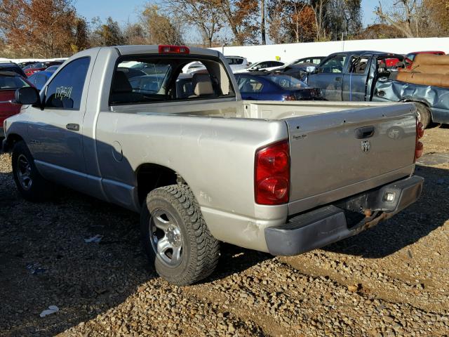 1D7HA16K78J223713 - 2008 DODGE RAM 1500 S GRAY photo 3