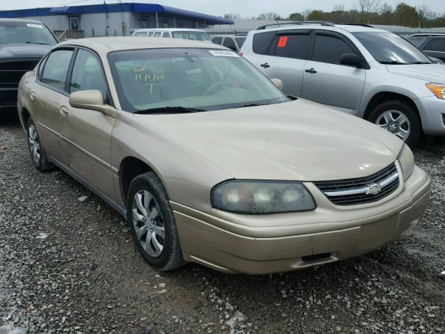 2G1WF52E259113114 - 2005 CHEVROLET IMPALA GOLD photo 1