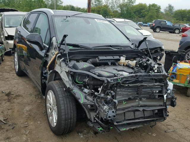 LRBFXBSA1HD045975 - 2017 BUICK ENVISION E BLACK photo 1