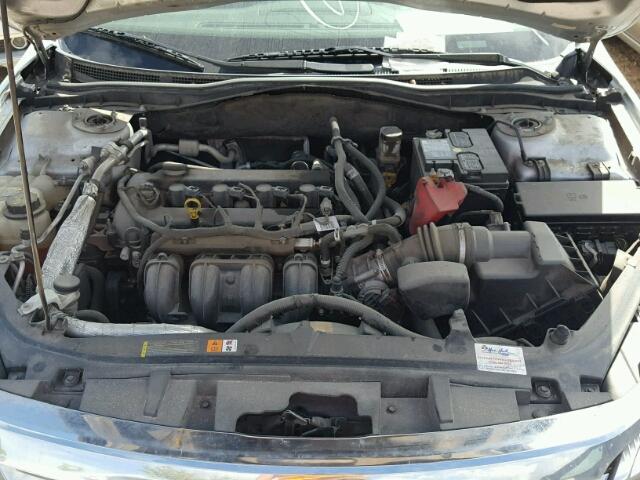 3FAHP0HA4CR296887 - 2012 FORD FUSION SE SILVER photo 7