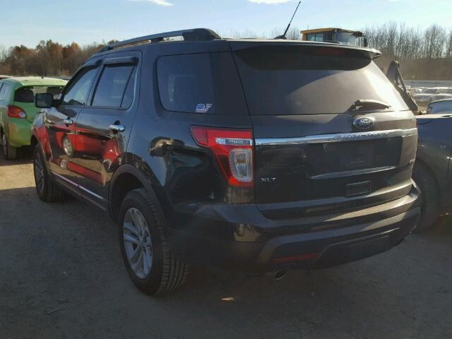 1FMHK8D85CGA75957 - 2012 FORD EXPLORER X BLACK photo 3