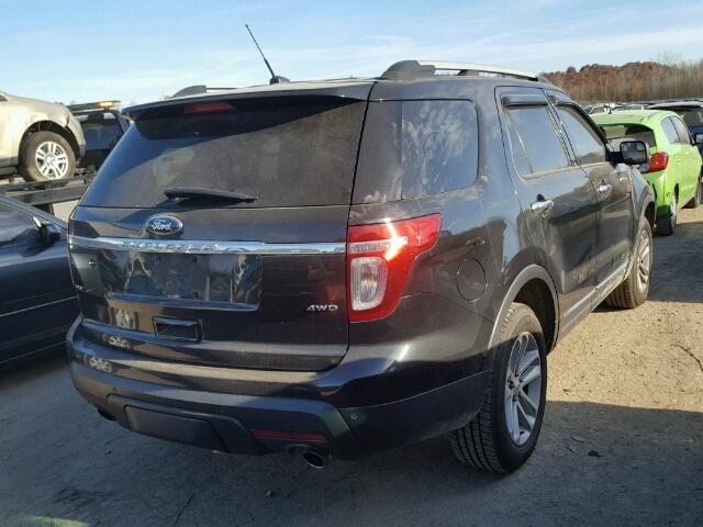 1FMHK8D85CGA75957 - 2012 FORD EXPLORER X BLACK photo 4