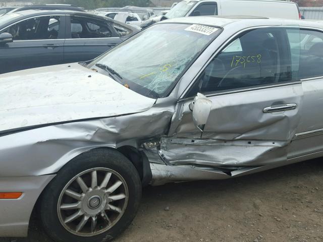 KMHFU45E24A274872 - 2004 HYUNDAI XG 350 SILVER photo 9