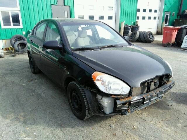 KMHCN45C38U253256 - 2008 HYUNDAI ACCENT GLS BLACK photo 1