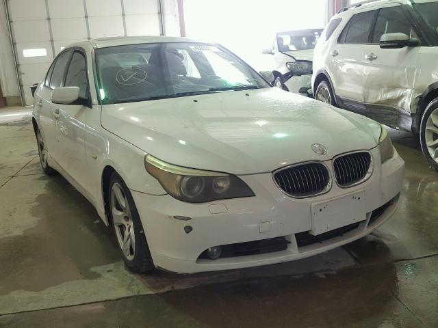 WBANE73547CM53535 - 2007 BMW 530 I WHITE photo 1