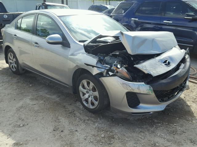 JM1BL1U7XD1796222 - 2013 MAZDA 3 I SILVER photo 1