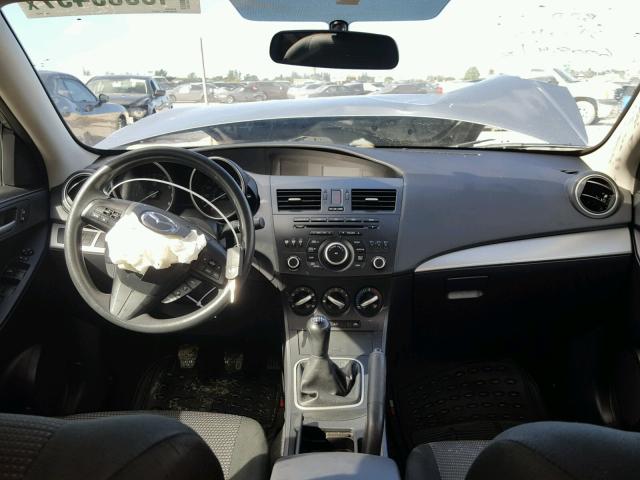 JM1BL1U7XD1796222 - 2013 MAZDA 3 I SILVER photo 9