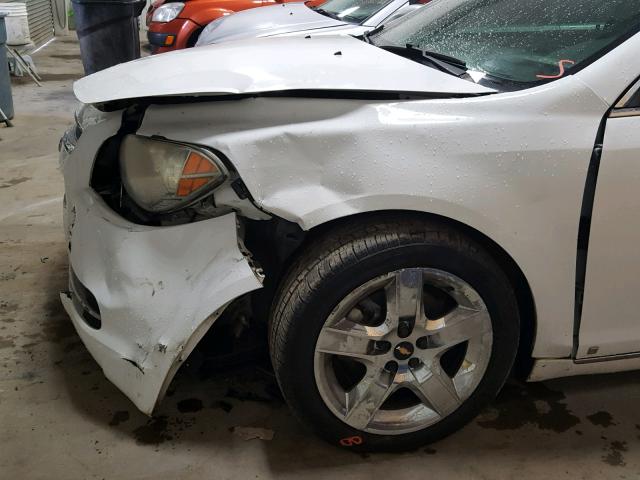 1G1ZH57N794220863 - 2009 CHEVROLET MALIBU 1LT WHITE photo 10