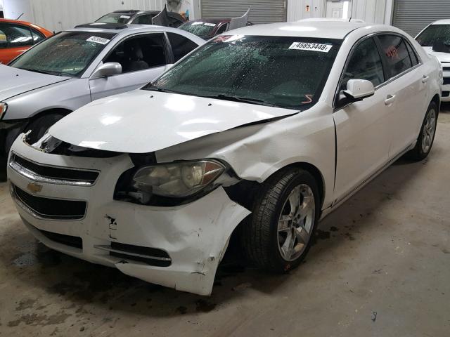1G1ZH57N794220863 - 2009 CHEVROLET MALIBU 1LT WHITE photo 2