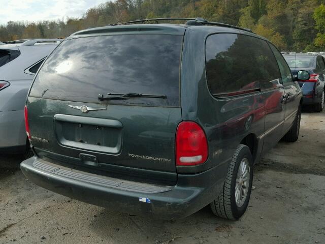 1C4GP64L5YB643896 - 2000 CHRYSLER TOWN & COU GREEN photo 4