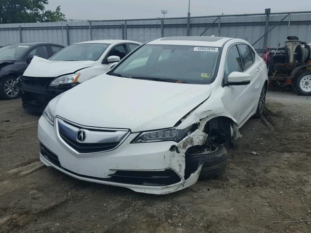 19UUB2F33FA009904 - 2015 ACURA TLX WHITE photo 2