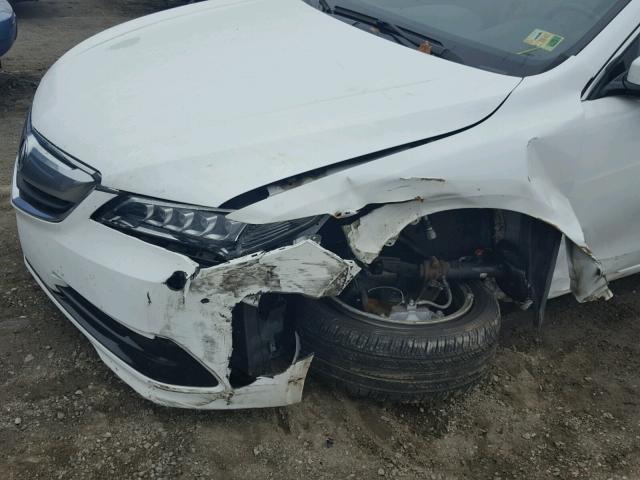 19UUB2F33FA009904 - 2015 ACURA TLX WHITE photo 9