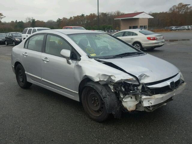 2HGFA16569H354227 - 2009 HONDA CIVIC LX SILVER photo 1