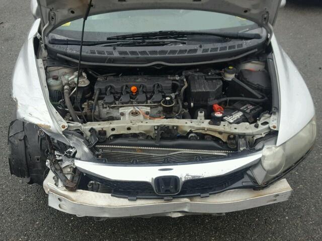 2HGFA16569H354227 - 2009 HONDA CIVIC LX SILVER photo 7