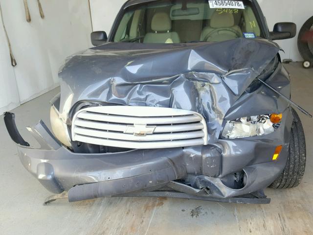3GNCA13B89S605488 - 2009 CHEVROLET HHR LS ნაცრისფერი ფოტო 7