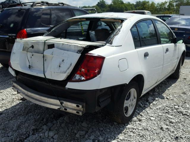 1G8AF52F94Z227362 - 2004 SATURN ION LEVEL WHITE photo 4