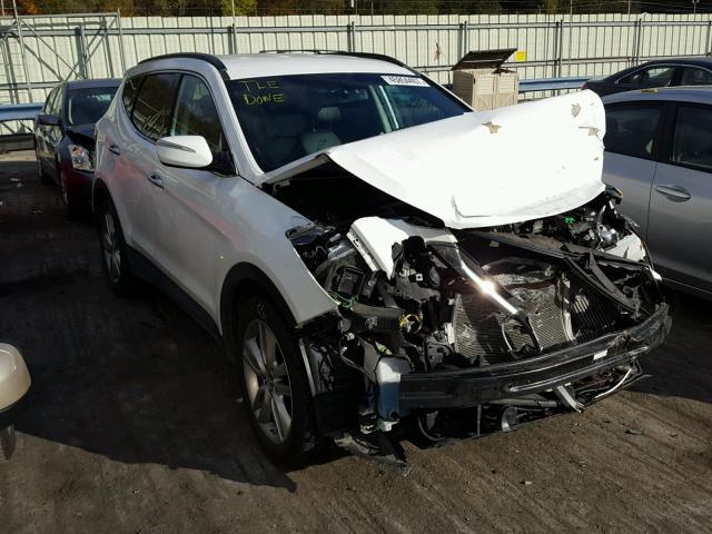 5XYZUDLA5EG200526 - 2014 HYUNDAI SANTA FE S WHITE photo 1