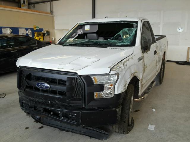 1FTMF1C8XGKF34855 - 2016 FORD F150 WHITE photo 2