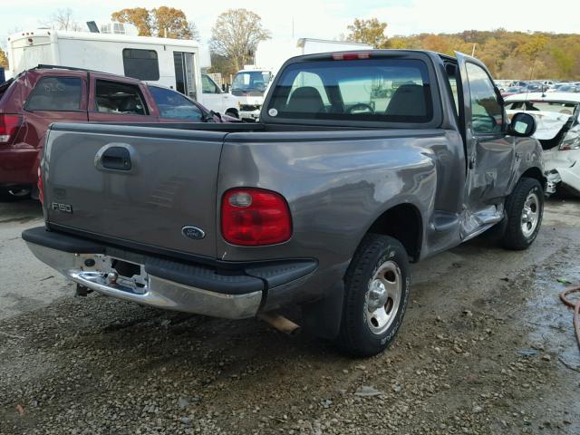 1FTRF07W92KB71093 - 2002 FORD F150 GRAY photo 4