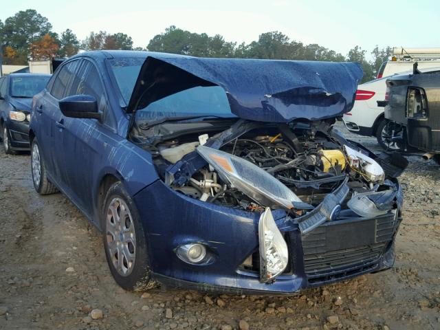 1FAHP3F28CL126527 - 2012 FORD FOCUS SE BLUE photo 1