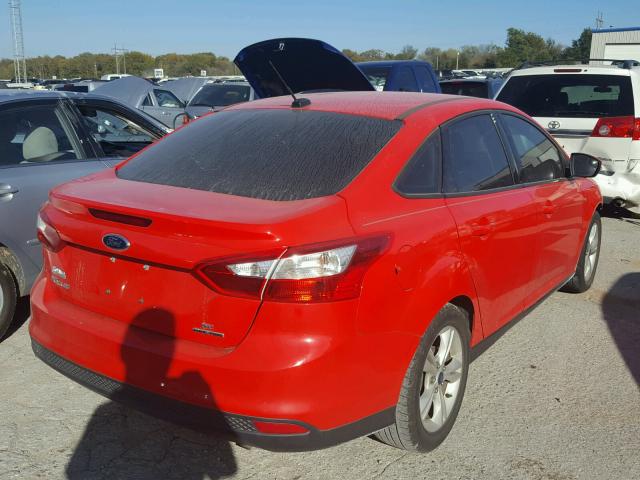 1FADP3F25EL440458 - 2014 FORD FOCUS SE RED photo 4