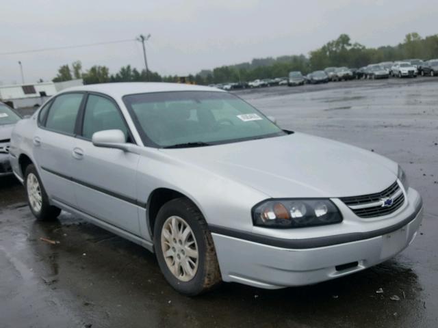 2G1WF52E249388772 - 2004 CHEVROLET IMPALA SILVER photo 1