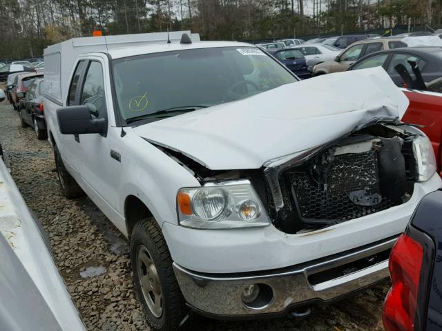 1FTPX14567KD41438 - 2007 FORD F150 WHITE photo 1