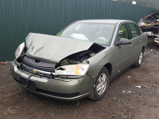 1G1ZT54835F177490 - 2005 CHEVROLET MALIBU LS SILVER photo 2