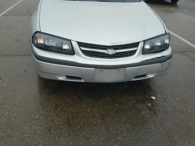 2G1WF52E839300578 - 2003 CHEVROLET IMPALA SILVER photo 10