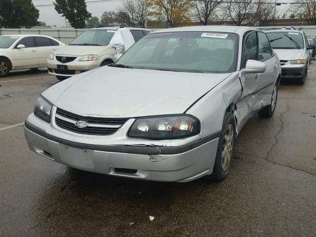 2G1WF52E839300578 - 2003 CHEVROLET IMPALA SILVER photo 2