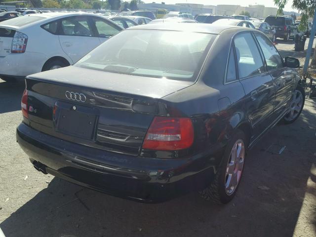 WAURD68D41A100164 - 2001 AUDI S4 2.7 QUA BLACK photo 4