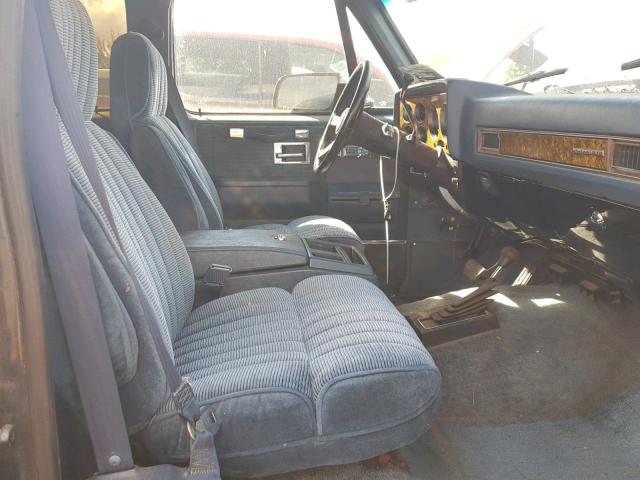 1GKEV16K8MF502929 - 1991 GMC SUBURBAN V BLUE photo 5