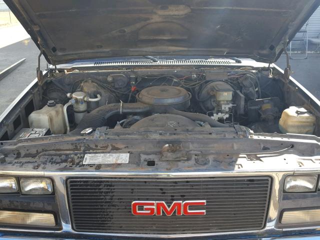 1GKEV16K8MF502929 - 1991 GMC SUBURBAN V BLUE photo 7