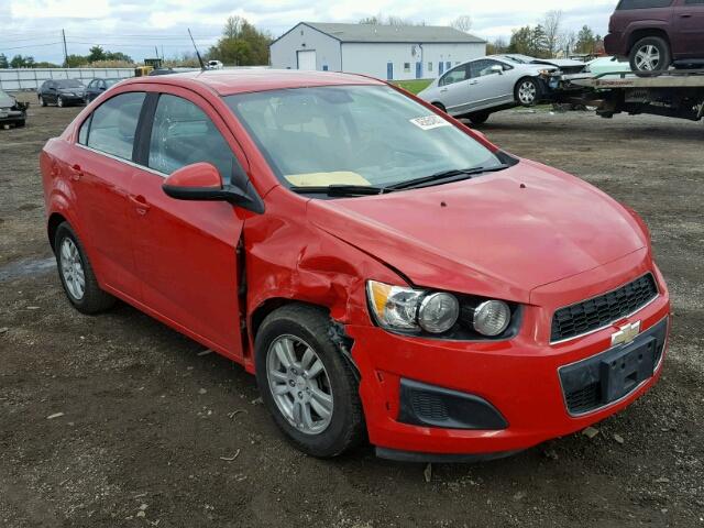 1G1JC5SHXC4104464 - 2012 CHEVROLET SONIC LT RED photo 1