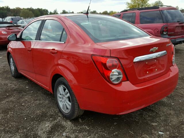 1G1JC5SHXC4104464 - 2012 CHEVROLET SONIC LT RED photo 3