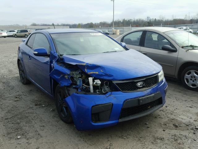 KNAFU6A22A5165566 - 2010 KIA FORTE EX BLUE photo 1